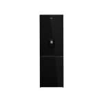 Defy 348L Black Glass Fridge With Slimline Water Dispenser Black
