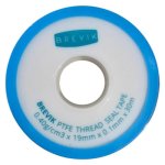 Brevik P.t.f.e Thread Seal Tape White 19MM X 30M