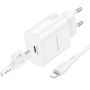 25W Pd Fast Charger With Type-c To Lightning Cable