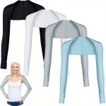 Ice Silk Arm Sleeves 50+ Sun Protection Cooling Sports Gloves For Women 1PC Breathable Polyester Fiber Outdoor Gear For Running