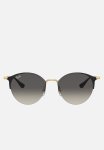 Light Grey Gradient Dark Grey - 50MM - Gold & Black