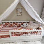 Canopy Mesh White For House Bed