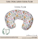 Feeding Pillow Cover Floral Spring Garden