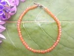 SWAROVSKI Orange 4MM Elements Bracelet SB7