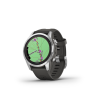 Garmin Fenix 7S Pro Solar Edition - Silver With Graphite Silicone Band