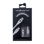 Volkano Flexi Series Type-c To Mfi Lightning 2.5M 27W -white
