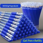 18PCS Gel Pen Set - 0.5MM Fine Point Assorted Colors Black blue red Kawaii Design For School & Office Supplies Gel Pens For Colo