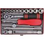 Metric 19PC Ken Grip Socket Set 14INCH Sq Dr