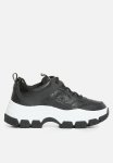 Guess Small Peony Embossed Sneaker - Black