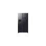 Samsung Bespoke 594L Ai Side By Side Fridge - 9 Ai Home Screen- Plumbed - Black