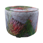 Pink Proteas Ottoman