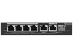 6 Port Gigabit With 4 Poe 54W 1SFP Combo Port Smart Managed Switch - RG-ES206GP