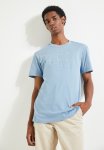Calvin Klein Monologo Applique Tee - Faded Denim