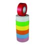 Llg Adhesive Label Tape Red Length: 12.7 M Width: 19 Mm Pack Of 4