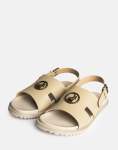 Polo Moulded Trim Taupe Mens Sandals - UK11 Brown
