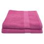 Eqyptian Collection Towel -440GSM -bath Sheet -pack Of 2 -pink