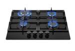 Totai 26 GOG4BNR Hob 4 Burner Gas On Glass 60CM - Black