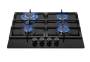 Totai 4 Burner Gas Glass Hob - 26/GOG4BNR