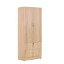 Modern 2 Door Wardrobe With Drawers