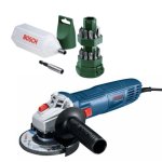 Bosch - Angle Grinder Gws 700 With 24 Piece Screwdriver Dispenser Set