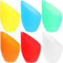 6 Pieces Small Colorful Barrel Lamp Shades Opening Plastic Lampshade