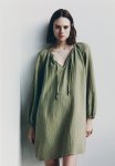 Tunic Dress - Khaki Green