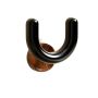 Walnut Bathroom Slipper Rack - Suction Cup Wall Mount