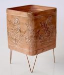 Metal Planter On Legs 43X28X28CM