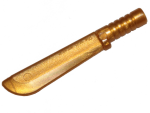 Parts Minifigure - Weapon Machete 29109 - Pearl Gold