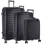 Cellini Grande 3 Piece Set-black - Ys Travel Bags