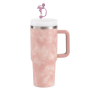1.2L Insulated Hydration Mate - Cotton Candy Cloud Marble