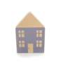 Wooden Grey House - Shelf Decor