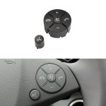 Car Right Side Steering Wheel Switch Buttons Panel For Mercedes-benz W204 2007-2014 Left Driving Black