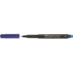 Faber-Castell Multimark Permanent Pens - Fine Blue Box Of 10