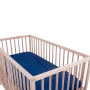 Xoxo Baby Denim Blue Fitted Sheet Large