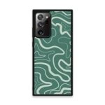 Custom Printed Tpu Cases - Samsung Galaxy Note 20 Ultra Samsung Galaxy Note 20 Ultra 5G & 39 Green Wavy& 39 By