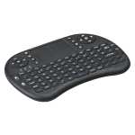 Rii Wireless Qwerty Backlit Game Touchpad Keyboard - Black - RT-MWK08+