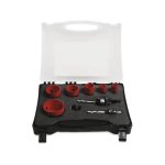 Kit Hole Saw Bi-metal 9 Piece