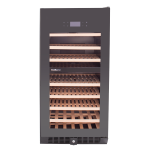 Snomaster 72KG Black 78 Bottle Pro Series Dual Zone Wine Cooler - VT-94PRO