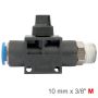 Aircraft Pu Hose Fitting Valve 10MM X 3/8"M