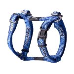 Rogz Fancy Dress Small 11mm Jellybean Dog H-harness Navy Zen