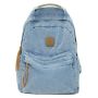 Japanese Casual Vintage Washed Canvas Backpack - Light Blue