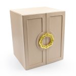 Locker-style Pu Leather Jewellery Display Organiser - Pink