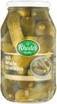 Rhodes Dill Whole Gherkins Gherkin Brined Pickle