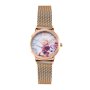 Lee Cooper Rose Gold Mesh Women's Watch - LC06666.430