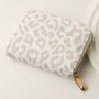 Chic Leopard Print Women's Wallet - Lightweight Faux Leather With Zip Closure Credit Card & ID Slots Perfect Gift For Her