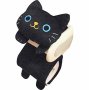 Cat's Toilet Roll Paper Holder Black