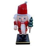 Wooden Santa Claus Nutcracker Christmas Decoration 20CM
