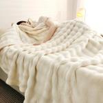 Fur Sherpa Throws - Pink