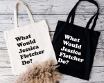 What Would Jessica Fletcher Do Tote Bag